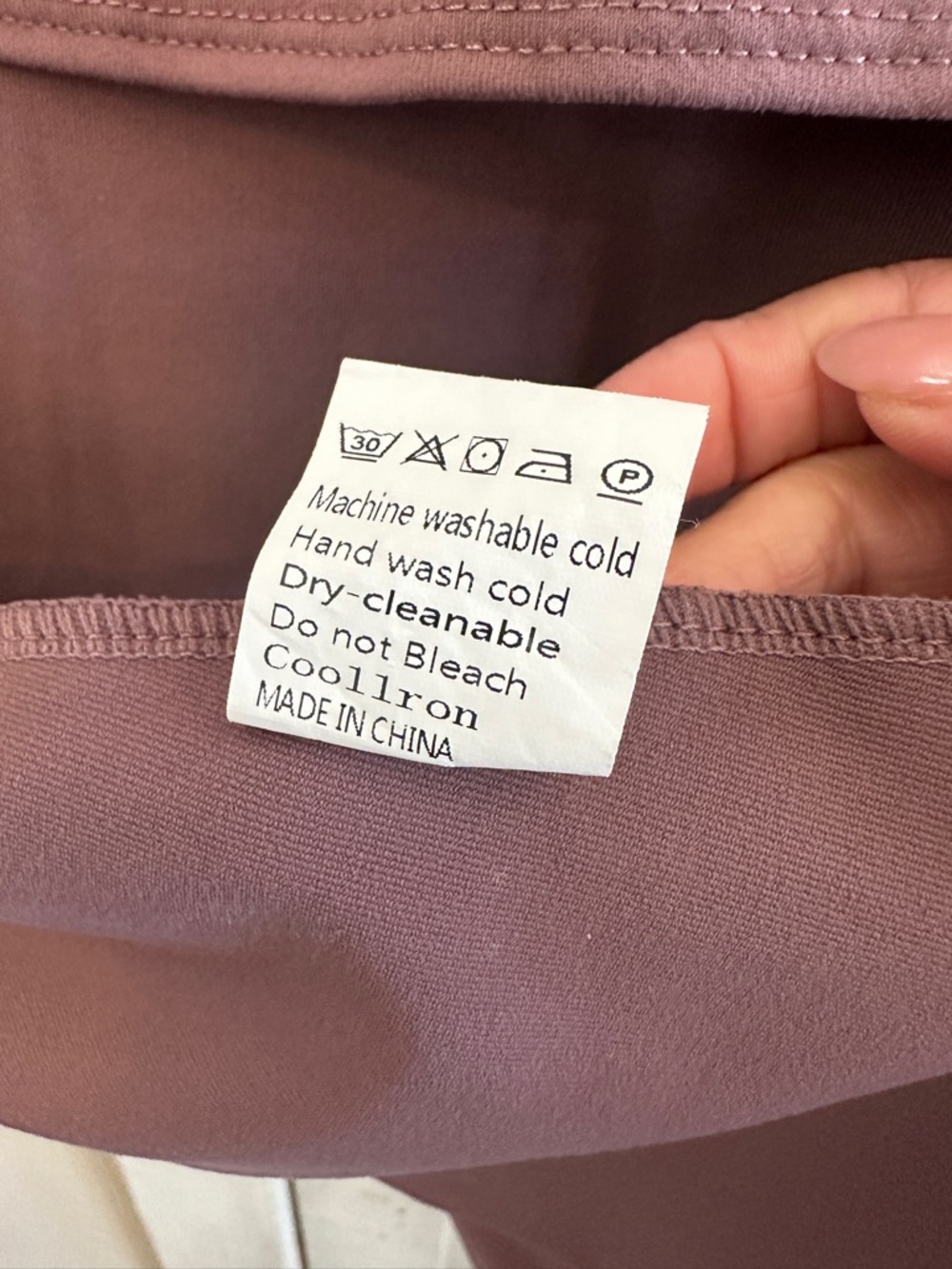 Automet Mauve Athletic Romper Size Large Built-In Bra Stretch One Piece - Picture 8 of 8
